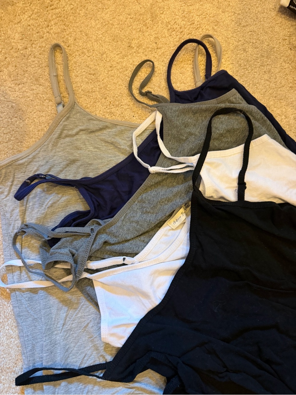 Women’s Camisole Pack - Black, White, Gray, Navy